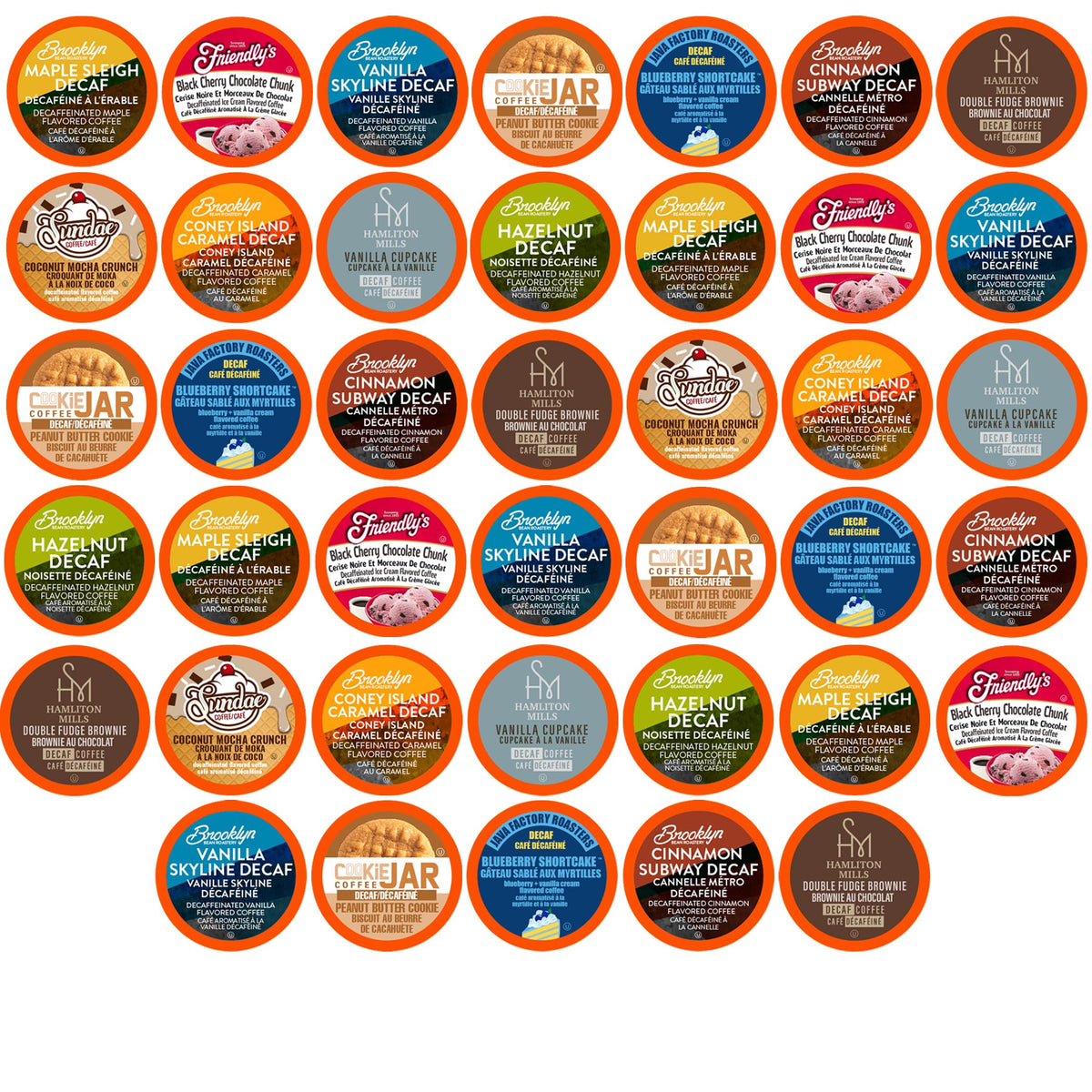 Two Rivers Coffee Pods Compatible with K Cup Brewers Including 2.0, Assorted Flavored Coffee 100 Count