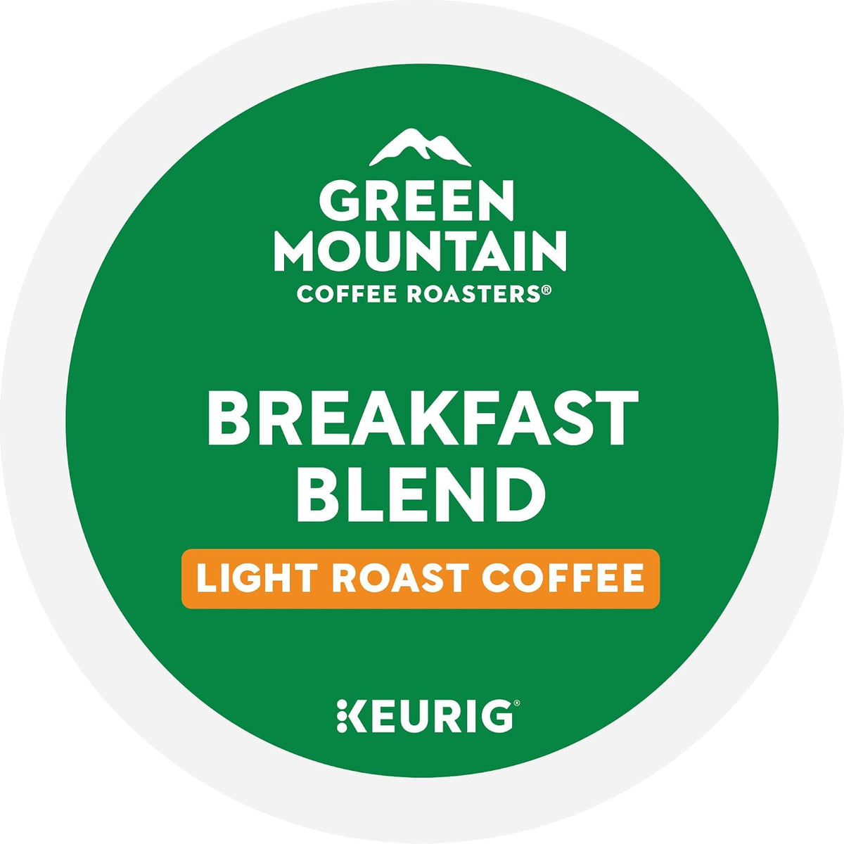 Green Mountain Breakfast Blend Coffee, K-Cup Pods, 96 Count