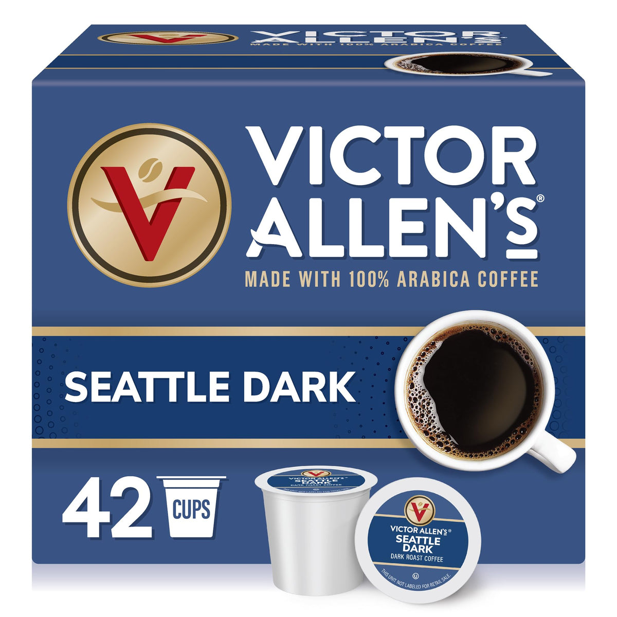 Victor Allen's Coffee Donut Shop, Morning Blend, 100% Colombian, and French Roast Variety Pack for K-Cup, Keurig 2.0 Brewers, 96 Count Single Serve Coffee Pods