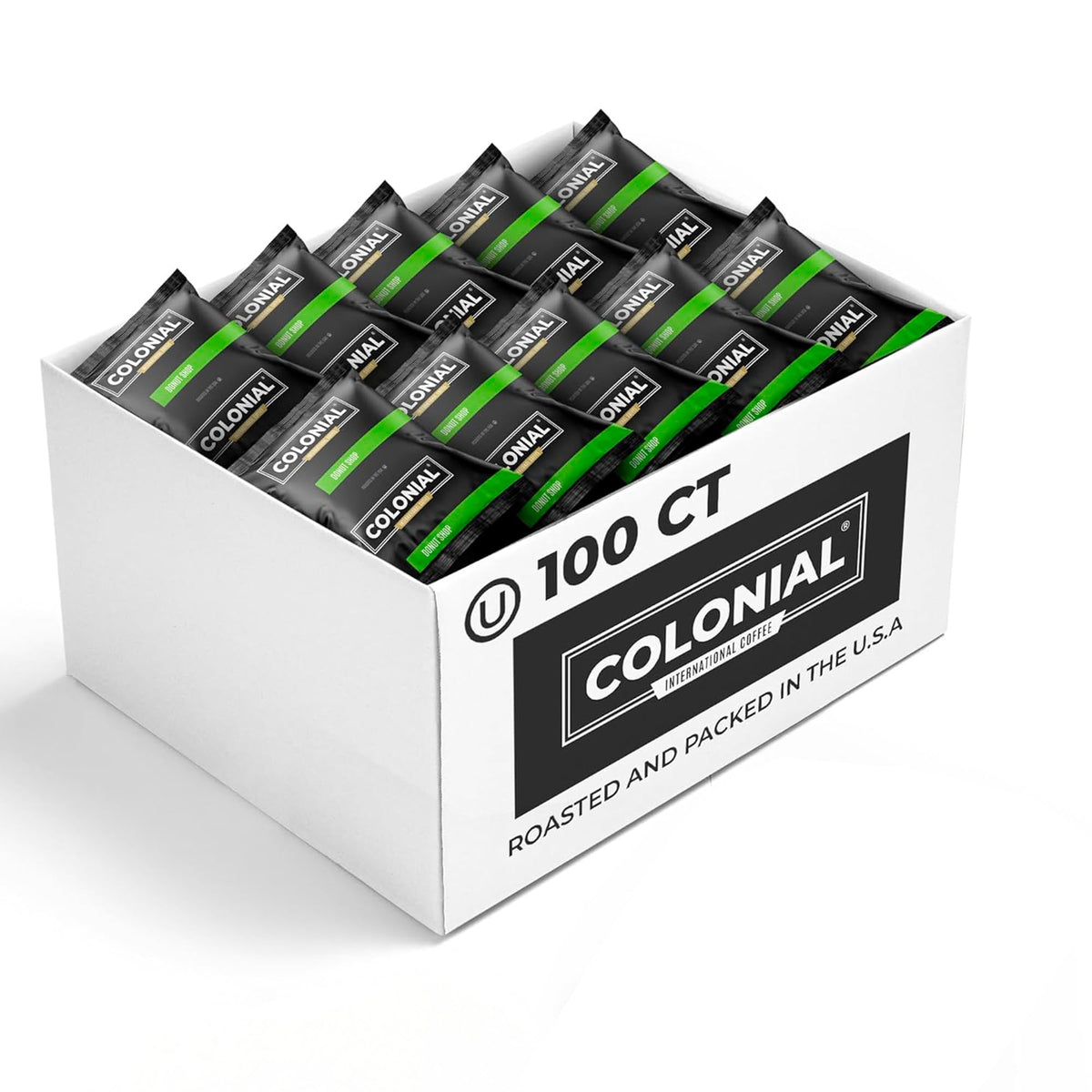 Colonial Coffee Ground Frac Packs, European Dark Roast, 32-Count