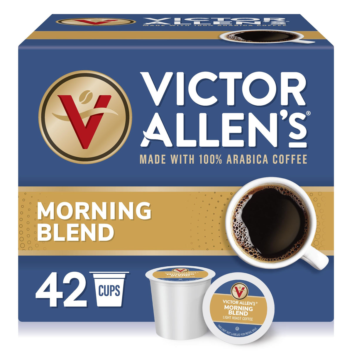 Victor Allen's Coffee Donut Shop, Morning Blend, 100% Colombian, and French Roast Variety Pack for K-Cup, Keurig 2.0 Brewers, 96 Count Single Serve Coffee Pods