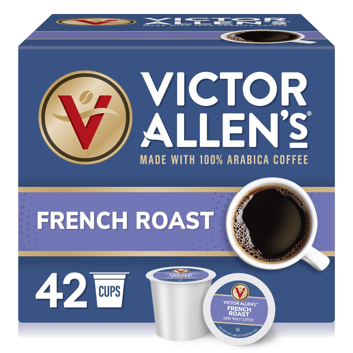 Victor Allen's Coffee Donut Shop, Morning Blend, 100% Colombian, and French Roast Variety Pack for K-Cup, Keurig 2.0 Brewers, 96 Count Single Serve Coffee Pods