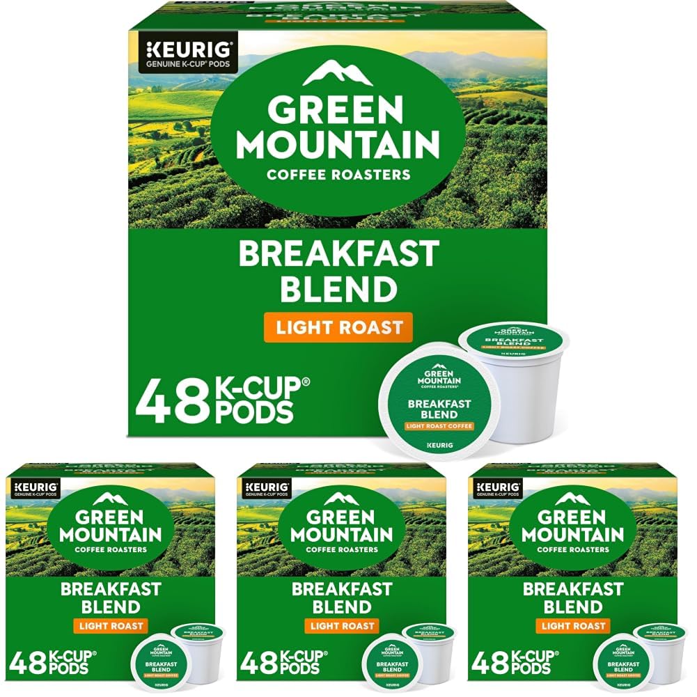 Green Mountain Breakfast Blend Coffee, K-Cup Pods, 96 Count