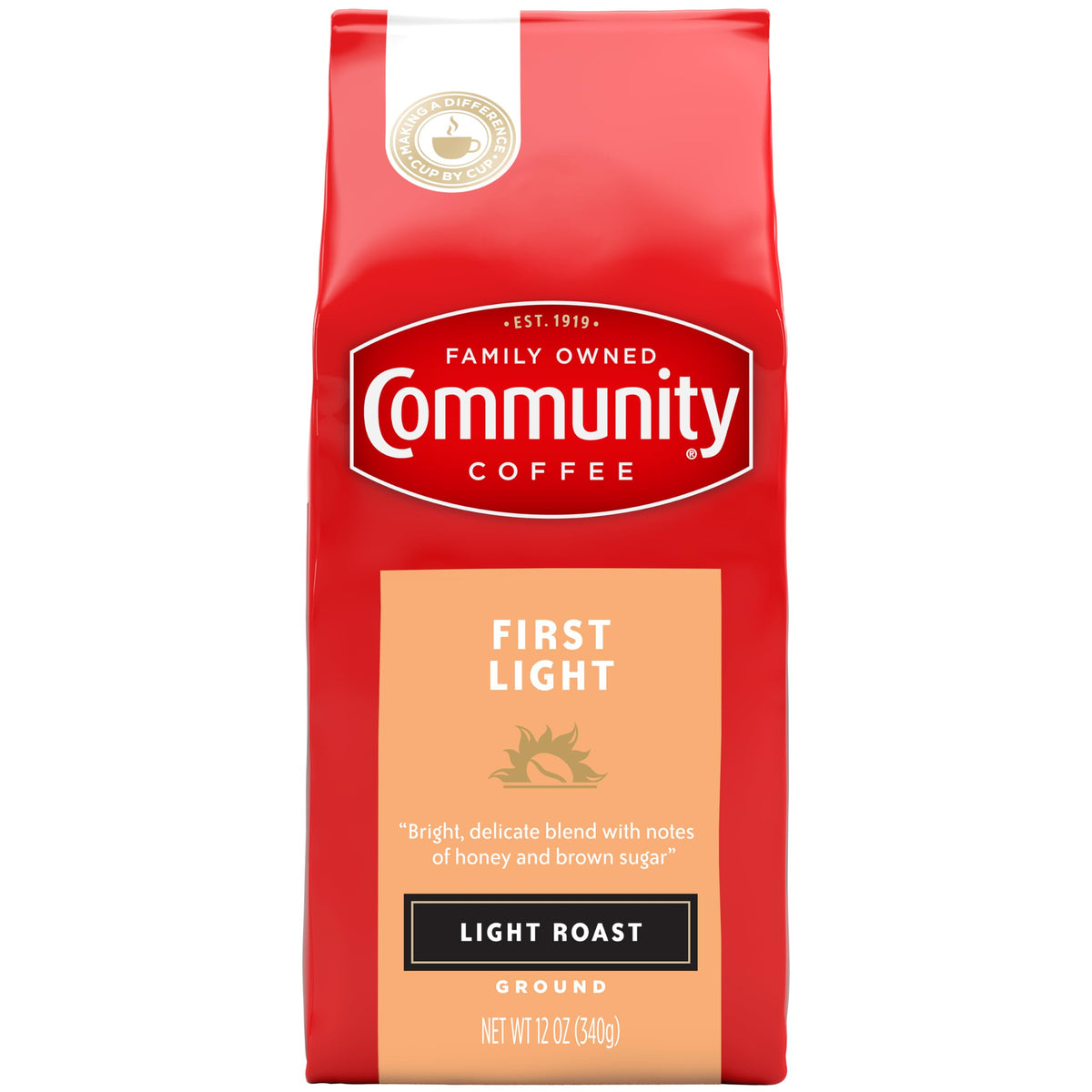 Community Coffee Breakfast Blend, 128 Ounces Ground Coffee, Medium Roast, 32 Ounce Bag (Pack of 4)