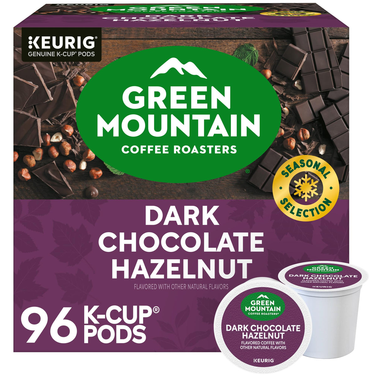Green Mountain Caramel Vanilla Cream Coffee, K-Cup Pods, 96 Count