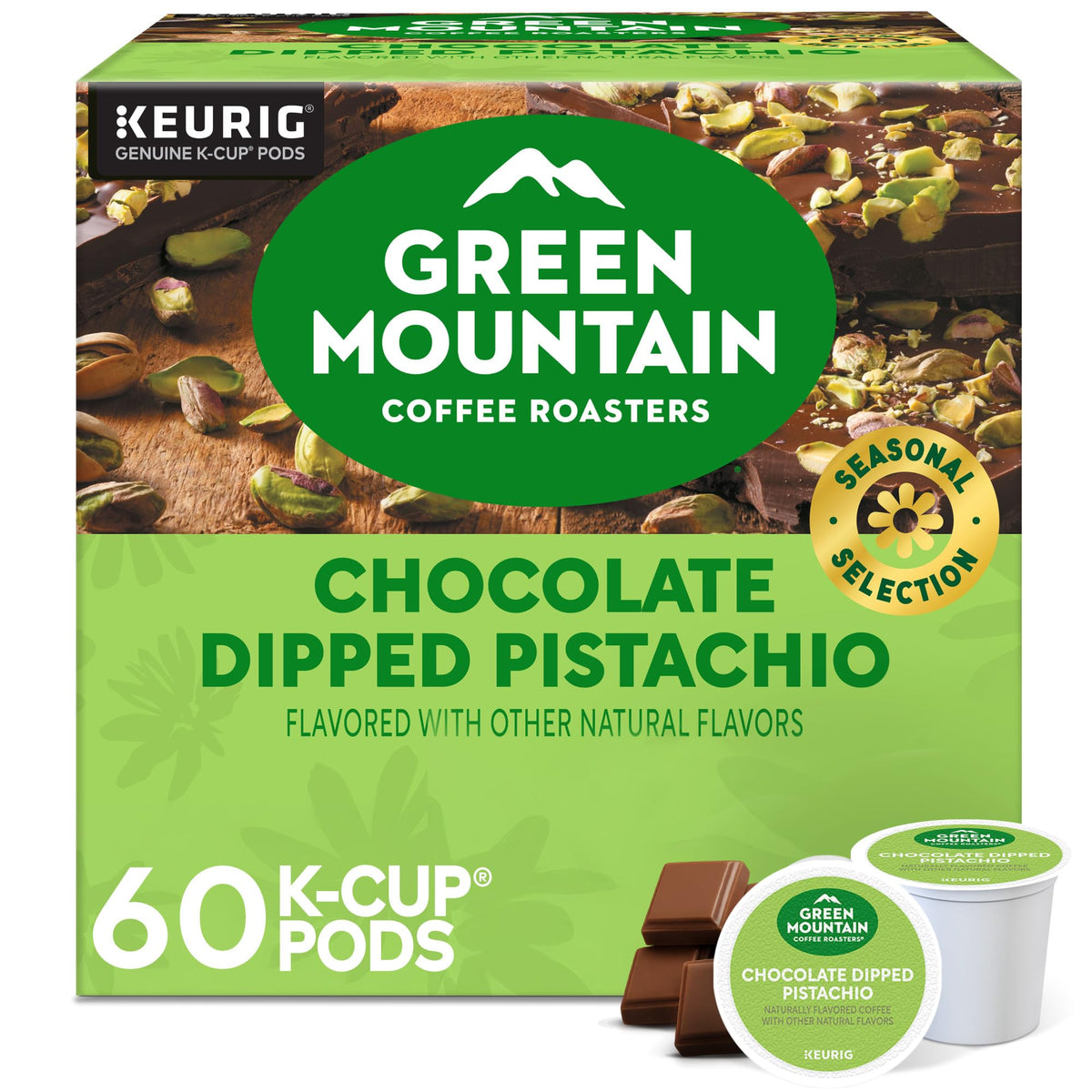 Green Mountain Caramel Vanilla Cream Coffee, K-Cup Pods, 96 Count