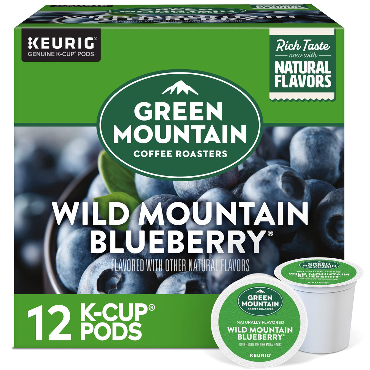 Green Mountain Caramel Vanilla Cream Coffee, K-Cup Pods, 96 Count