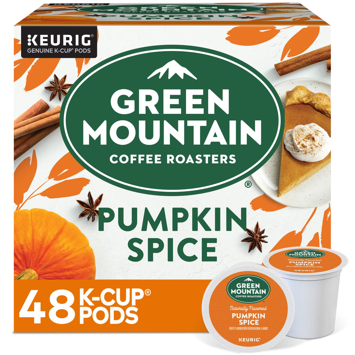 Green Mountain Caramel Vanilla Cream Coffee, K-Cup Pods, 96 Count
