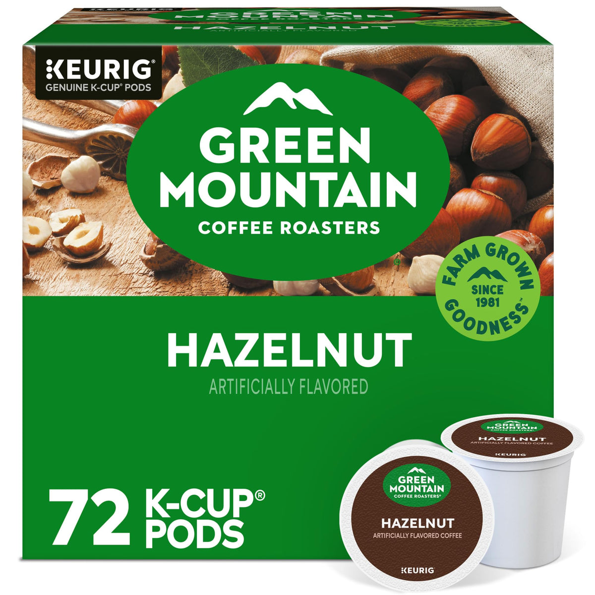 Green Mountain Caramel Vanilla Cream Coffee, K-Cup Pods, 96 Count