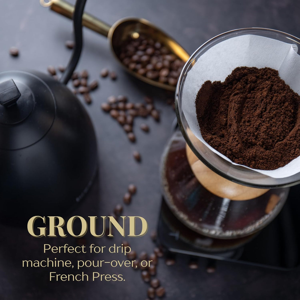 ROYAL KONA COFFEE Ground - 100% Hawaiian Kona Coffee, Private Reserve, Medium Roast, (Pack of 2)