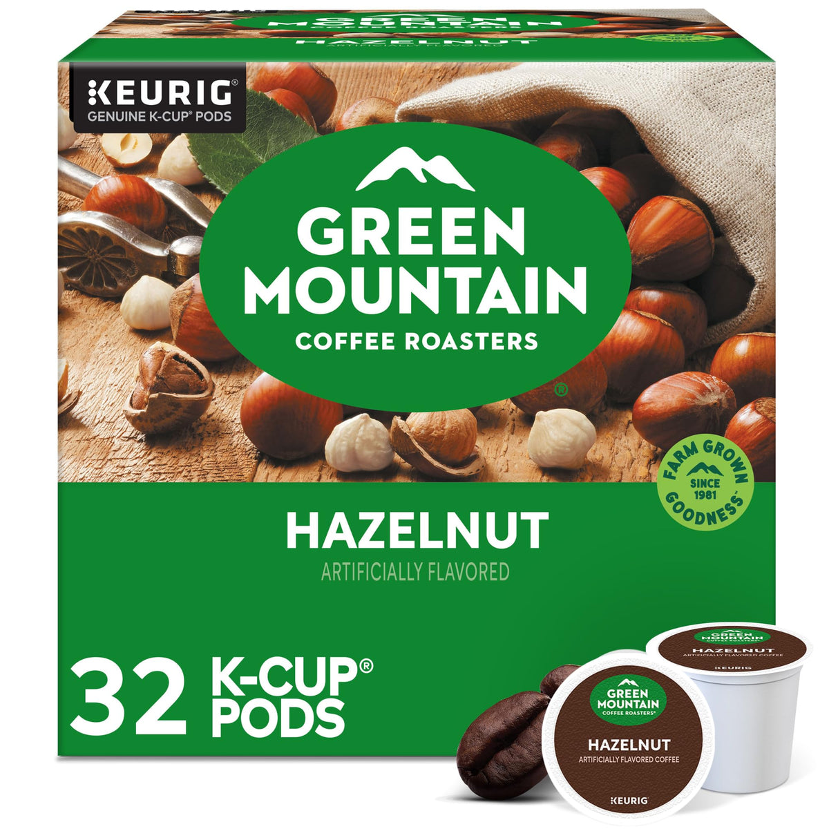 Green Mountain Caramel Vanilla Cream Coffee, K-Cup Pods, 96 Count