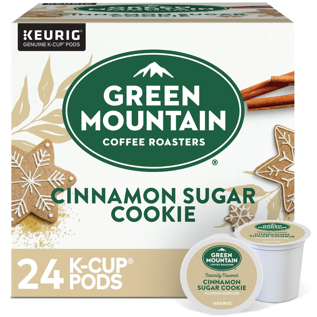Green Mountain Caramel Vanilla Cream Coffee, K-Cup Pods, 96 Count