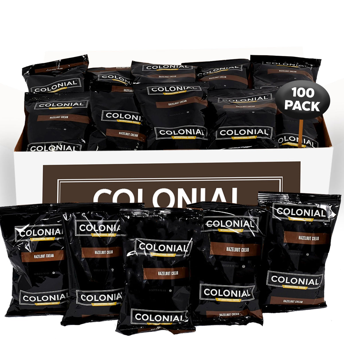 Colonial Coffee Ground Frac Packs, European Dark Roast, 32-Count
