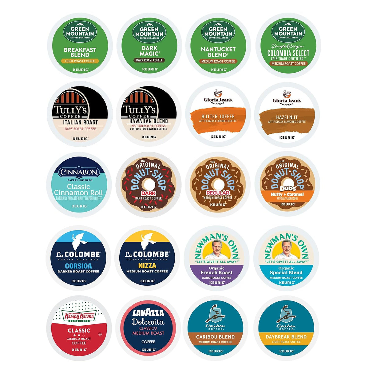 Keurig® Coffee Lover's Collection Variety Pack, Keurig Single Serve K-Cup Pods, 60ct