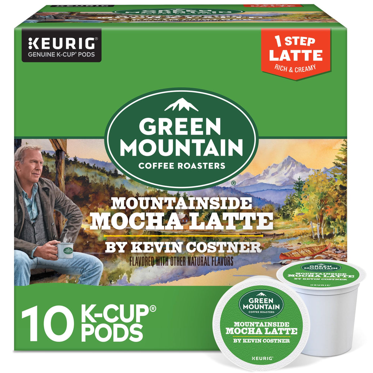 Green Mountain Caramel Vanilla Cream Coffee, K-Cup Pods, 96 Count