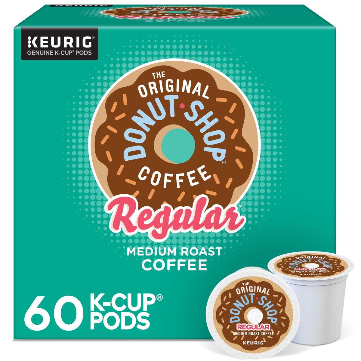 The Original Donut Shop Regular Medium Roast Coffee, K-Cup Pods, 96 Count