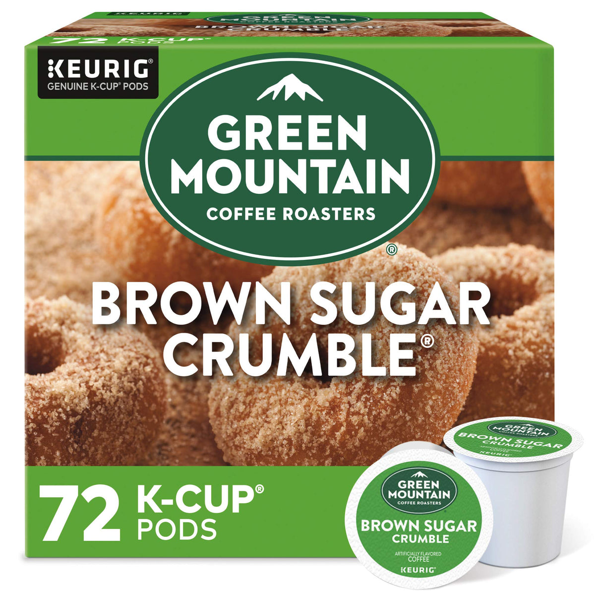 Green Mountain Caramel Vanilla Cream Coffee, K-Cup Pods, 96 Count