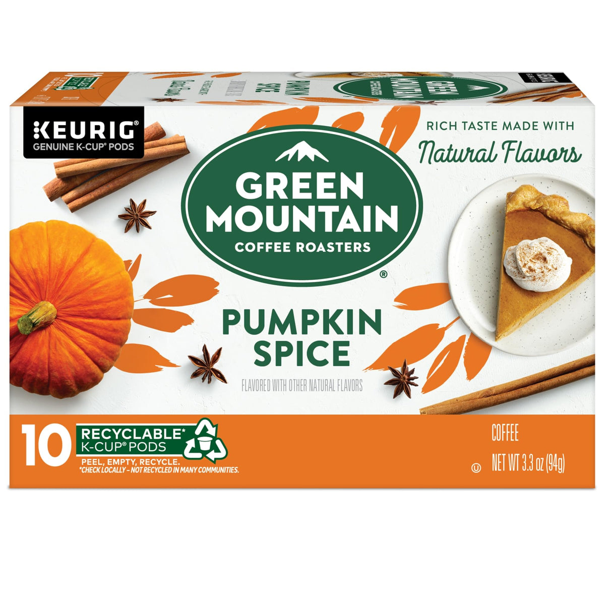Green Mountain Caramel Vanilla Cream Coffee, K-Cup Pods, 96 Count
