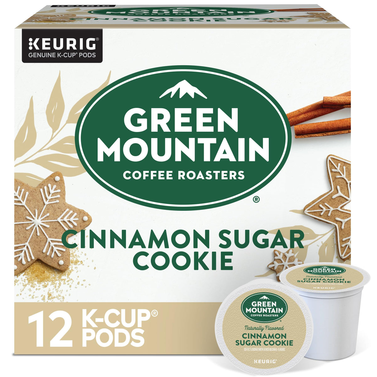 Green Mountain Caramel Vanilla Cream Coffee, K-Cup Pods, 96 Count