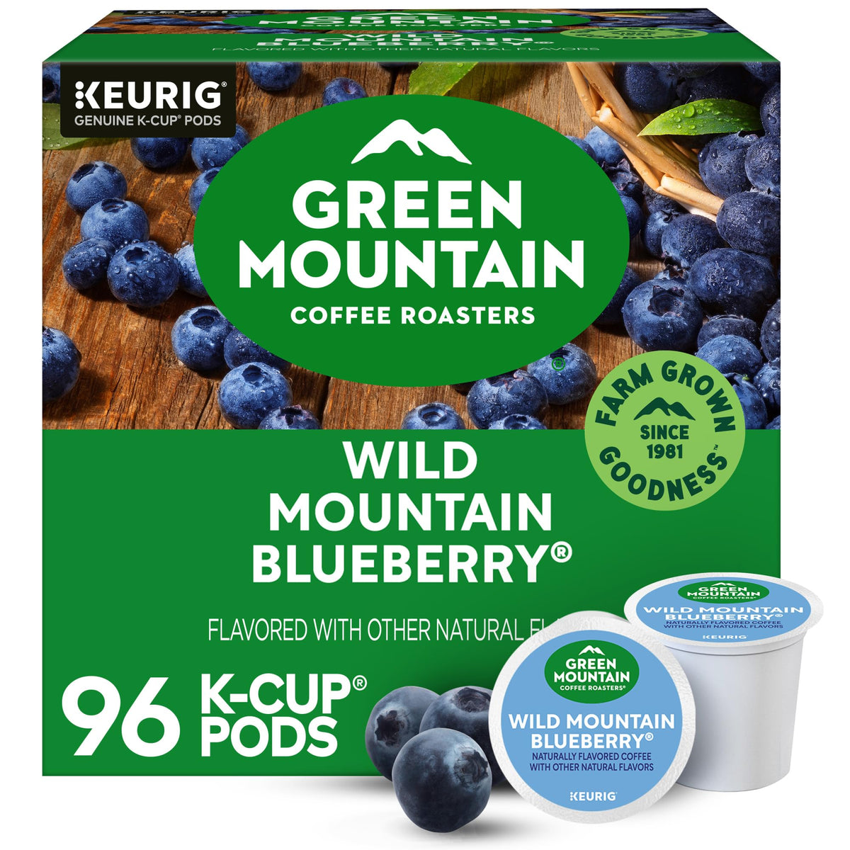 Green Mountain Caramel Vanilla Cream Coffee, K-Cup Pods, 96 Count