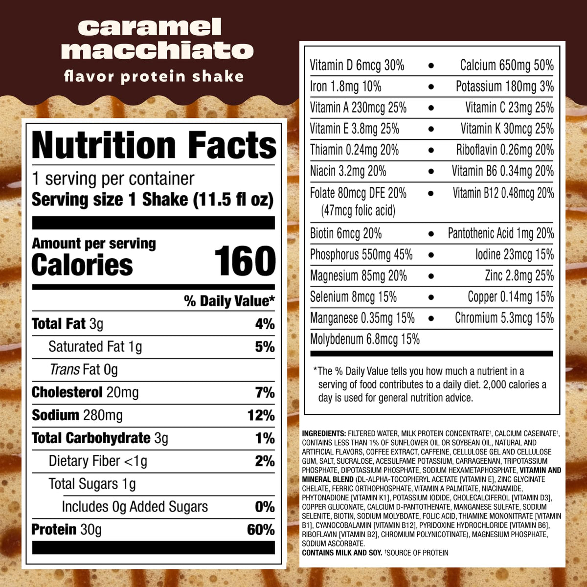 Premier Protein COFFEEHOUSE 30g Protein Shake, Mocha, 12 Pack | Caffeinated Energy Beverage, 160 Calories, 24 Vitamins & Minerals, No Added Sugar, Muscle Support, Gluten-Free, 11.5 oz