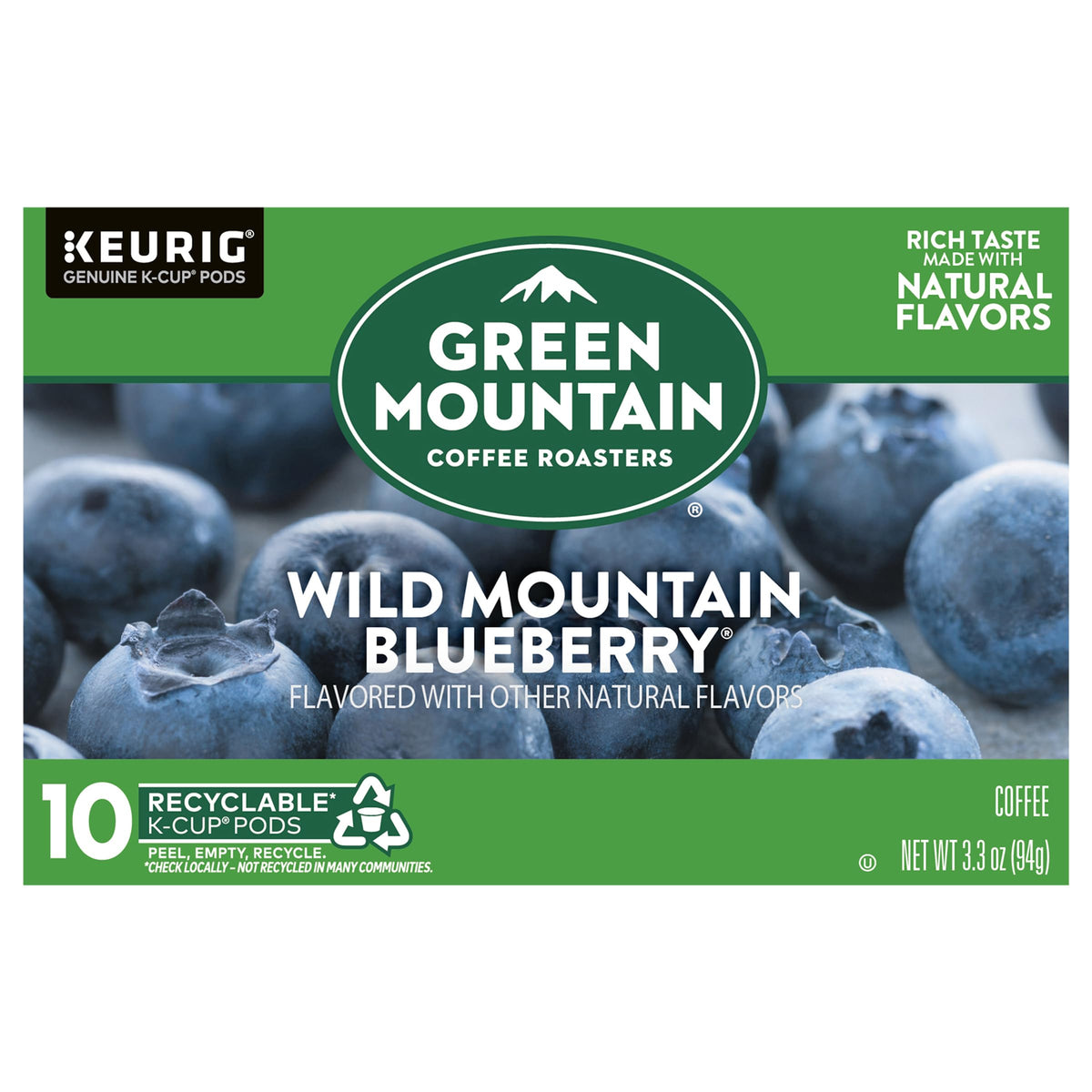 Green Mountain Caramel Vanilla Cream Coffee, K-Cup Pods, 96 Count