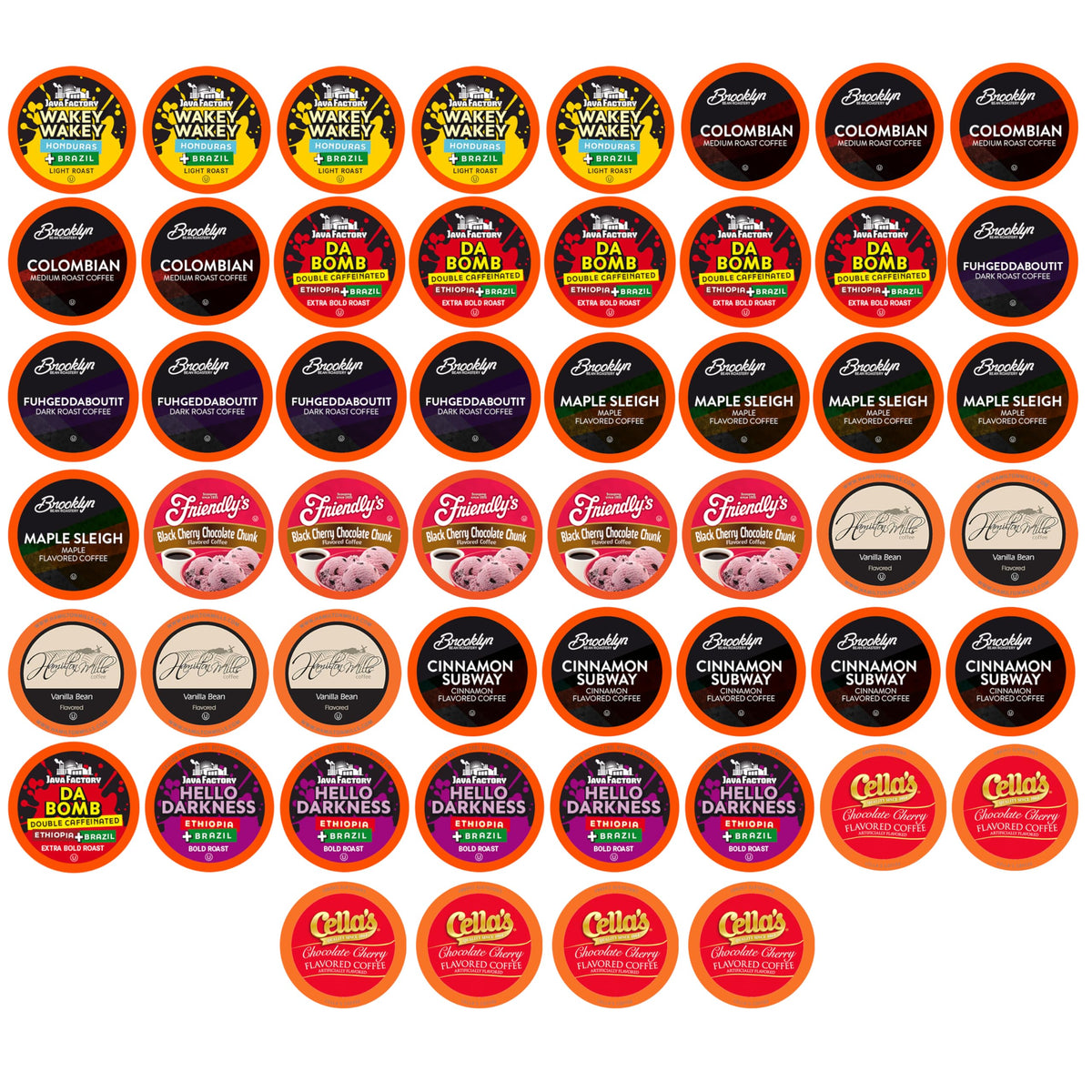 Two Rivers Coffee Pods Compatible with K Cup Brewers Including 2.0, Assorted Flavored Coffee 100 Count