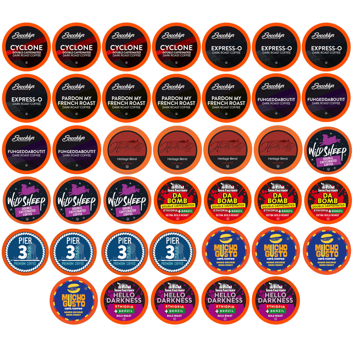 Two Rivers Coffee Pods Compatible with K Cup Brewers Including 2.0, Assorted Flavored Coffee 100 Count