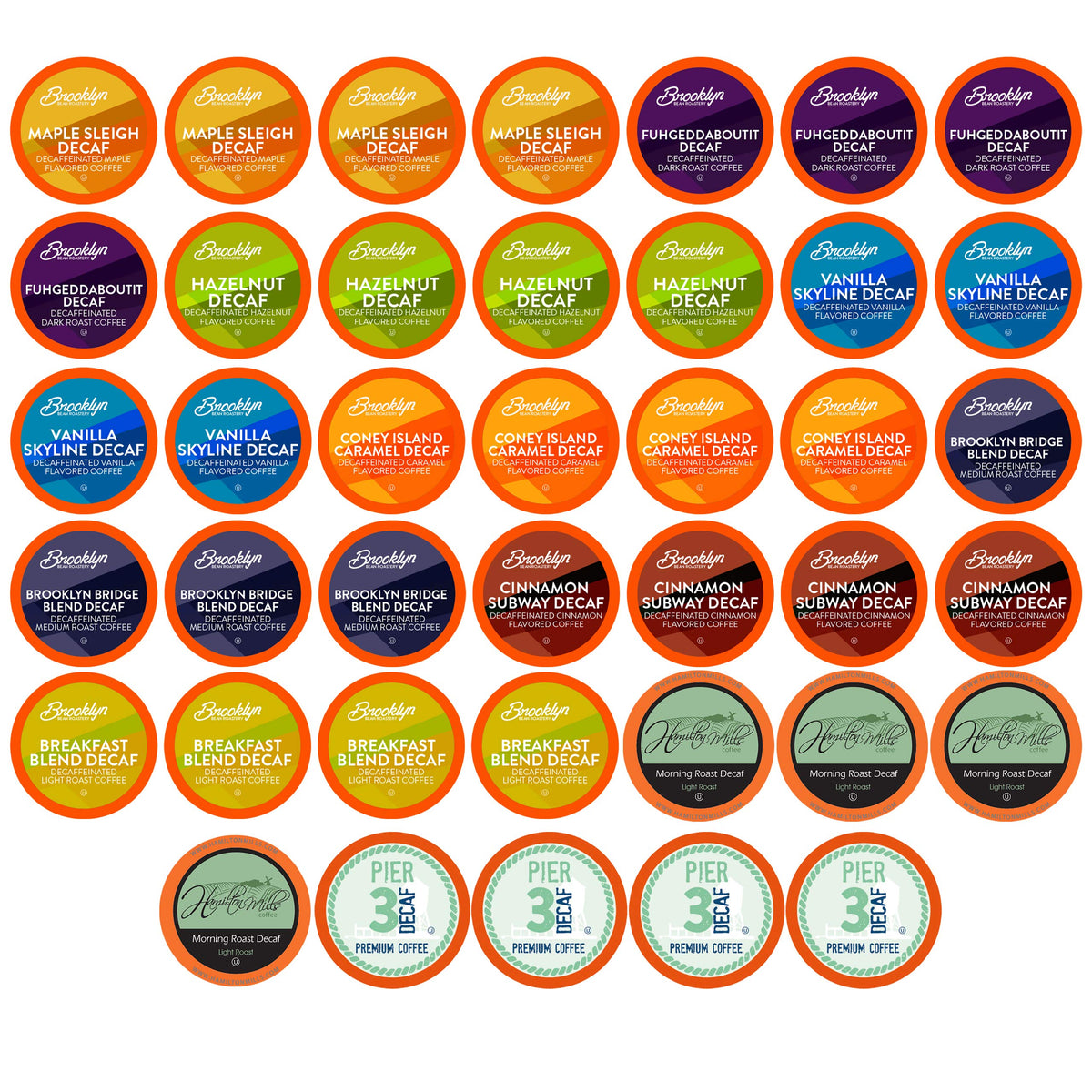 Two Rivers Coffee Pods Compatible with K Cup Brewers Including 2.0, Assorted Flavored Coffee 100 Count