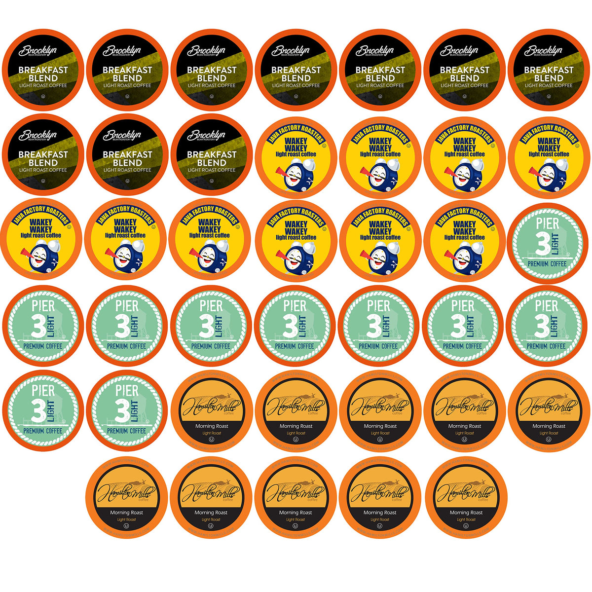 Two Rivers Coffee Pods Compatible with K Cup Brewers Including 2.0, Assorted Flavored Coffee 100 Count