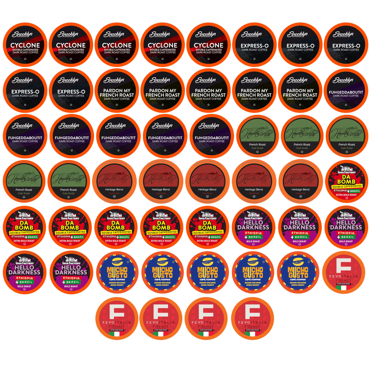 Two Rivers Coffee Pods Compatible with K Cup Brewers Including 2.0, Assorted Flavored Coffee 100 Count